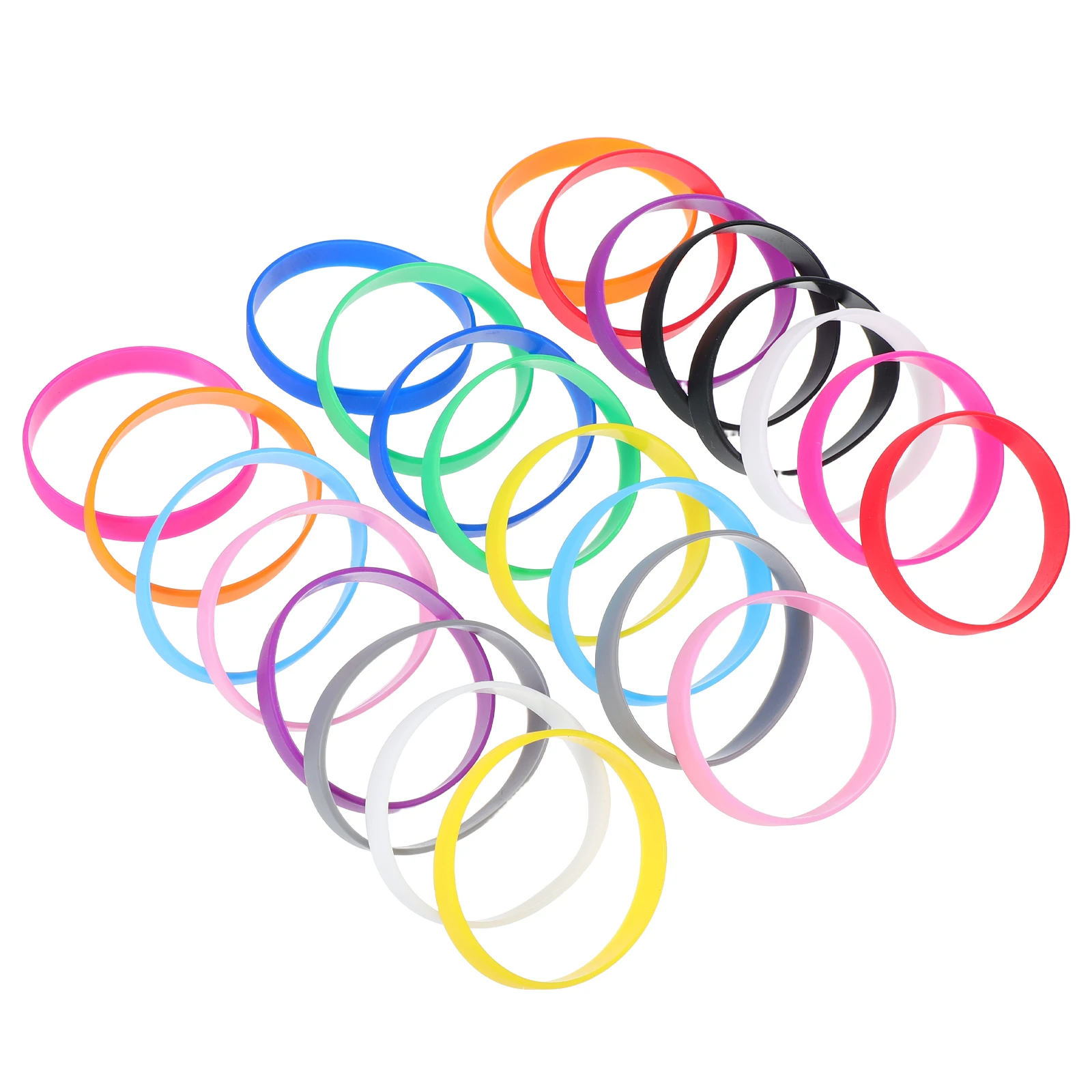 24pcs Silicone Bracelets Elastic Wristbands Kids Party Gifts Birthday Rubber Bands Reusable Soft Comfortable Lightweight
24pcs Silicone Bracelets Elastic Wristbands Kids Party Gifts Birthday Rubber Bands Reusable Soft Comfortable Lightweight