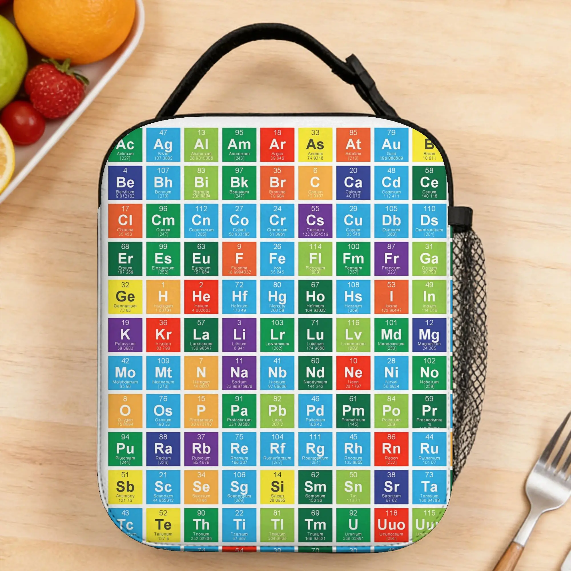 Lunch Bag Periodic Table of Elements Outdoor Picnic Lunch Box For Unisex Retro Portable Print Cooler Bag
Lunch Bag Periodic Table of Elements Outdoor Picnic Lunch Box For Unisex Retro Portable Print Cooler Bag
