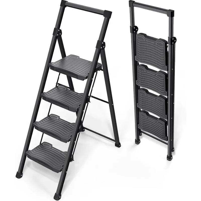 Step Ladder Folding, 900lbs Ladder with Anti-Slip Wide Pedal and Handrails, Lightwight Household Ladder, Pass 900LBS Testing,
Step Ladder Folding, 900lbs Ladder with Anti-Slip Wide Pedal and Handrails, Lightwight Household Ladder, Pass 900LBS Testing,