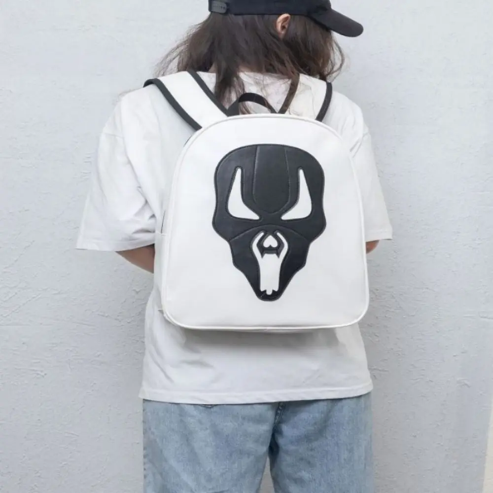 PU Leather Halloween Skull Head Printted Bag Zipper Waterproof Halloween Ghost Skull Backpack Korean Style Students School Bag
PU Leather Halloween Skull Head Printted Bag Zipper Waterproof Halloween Ghost Skull Backpack Korean Style Students School Bag