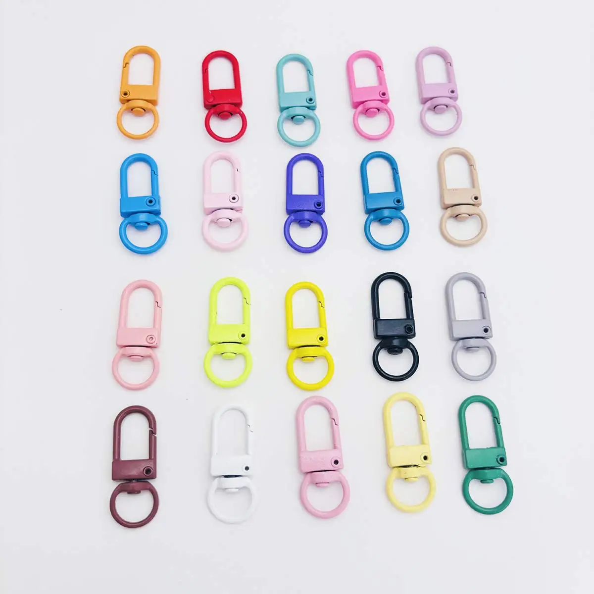 100PCS Multicolor Fashion Key Chain Clasps U Shape Crafts Hanging Twist Lobster DIY Jewelry Making Accessories Material Package
100PCS Multicolor Fashion Key Chain Clasps U Shape Crafts Hanging Twist Lobster DIY Jewelry Making Accessories Material Package