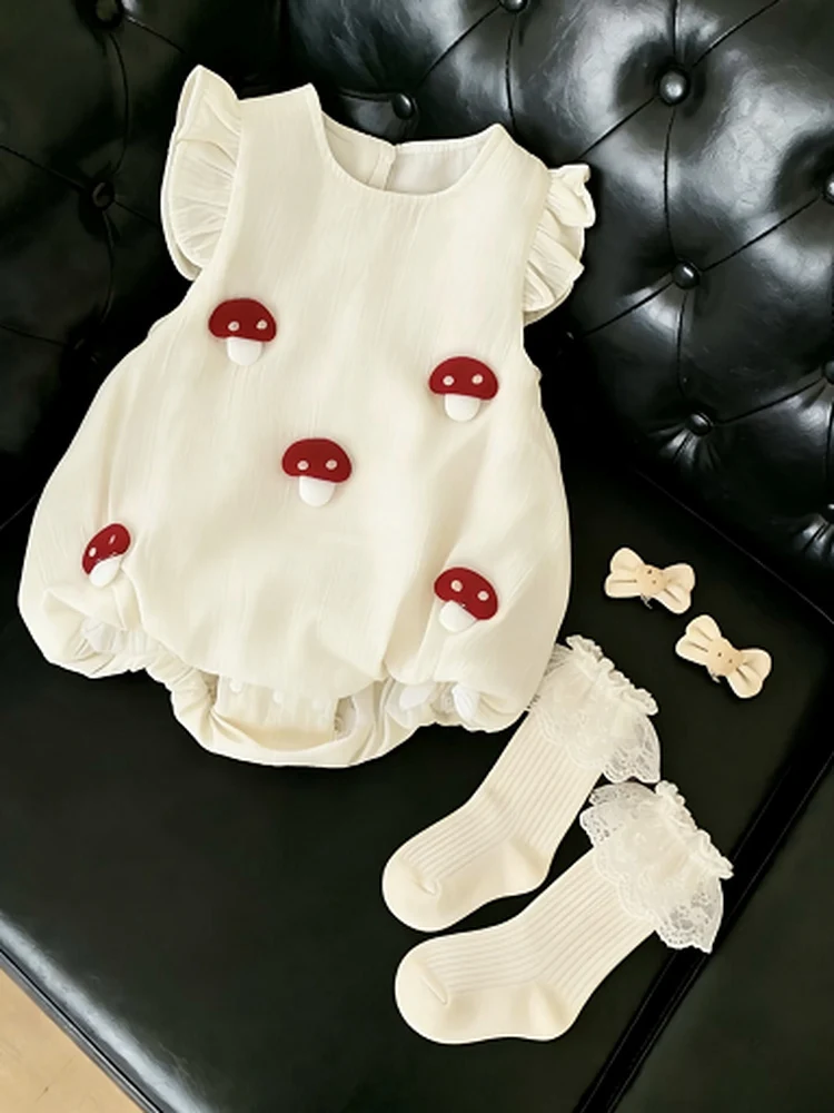 Adorable Baby Romper Summer New Arrival 2026 Sweet Style Cartoon Print Boys Girls Thin Crawler Suit mid Waist Short Pants
Adorable Baby Romper Summer New Arrival 2026 Sweet Style Cartoon Print Boys Girls Thin Crawler Suit mid Waist Short Pants
