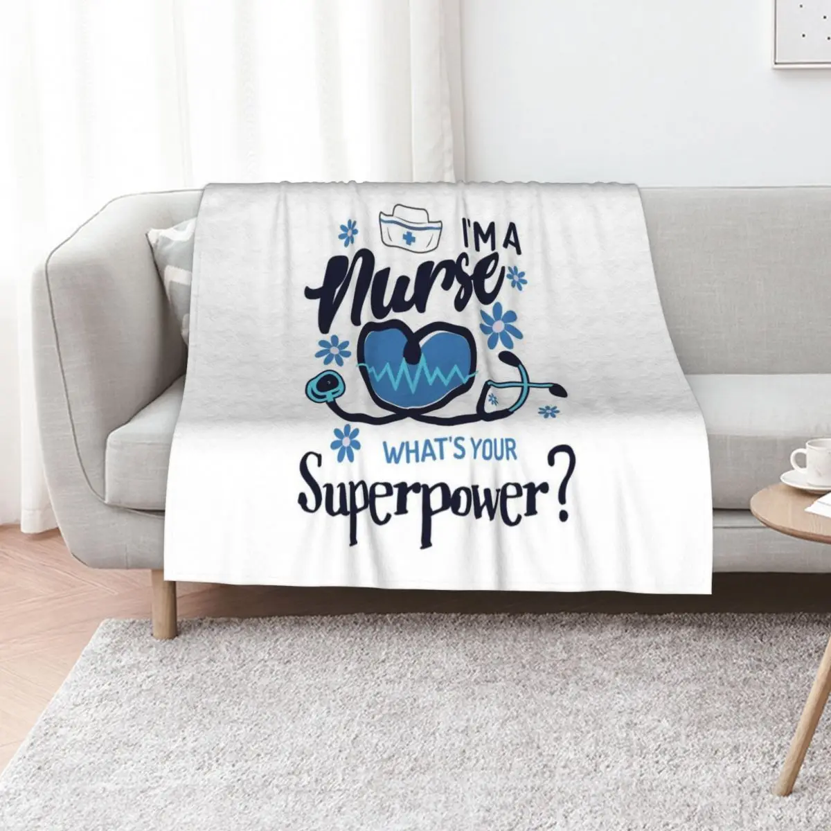 I'm a Nurse, What's Your Superpower Nursing Appreciation Gift Throw Blanket Plaid on the sofa Tourist bed plaid Moving Blankets
I'm a Nurse, What's Your Superpower Nursing Appreciation Gift Throw Blanket Plaid on the sofa Tourist bed plaid Moving Blankets