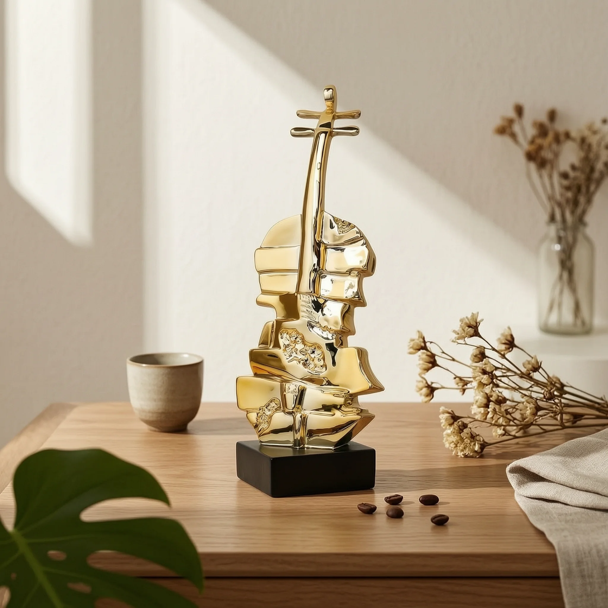 Violin Figurine Sculptural Violin Sculpture Decor Modern Artistic for Music Lovers, Shelf, Desk
Violin Figurine Sculptural Violin Sculpture Decor Modern Artistic for Music Lovers, Shelf, Desk