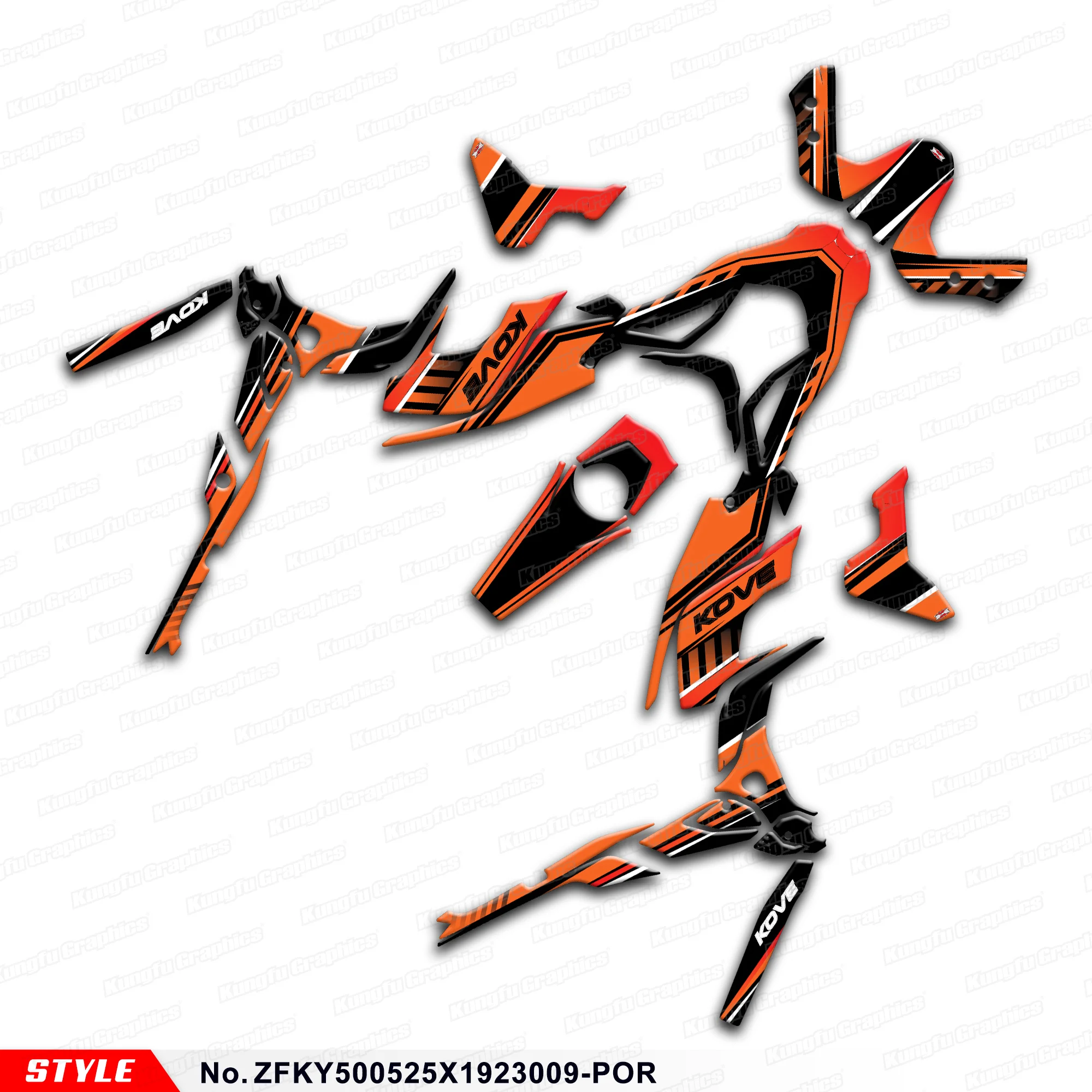 JY RACING Motorcycle Graphic Stickers Complete for KOVE 500X 525X 2019 2020 2021 2022 2023, Shield, ZFKY500525X1923009-POR
JY RACING Motorcycle Graphic Stickers Complete for KOVE 500X 525X 2019 2020 2021 2022 2023, Shield, ZFKY500525X1923009-POR