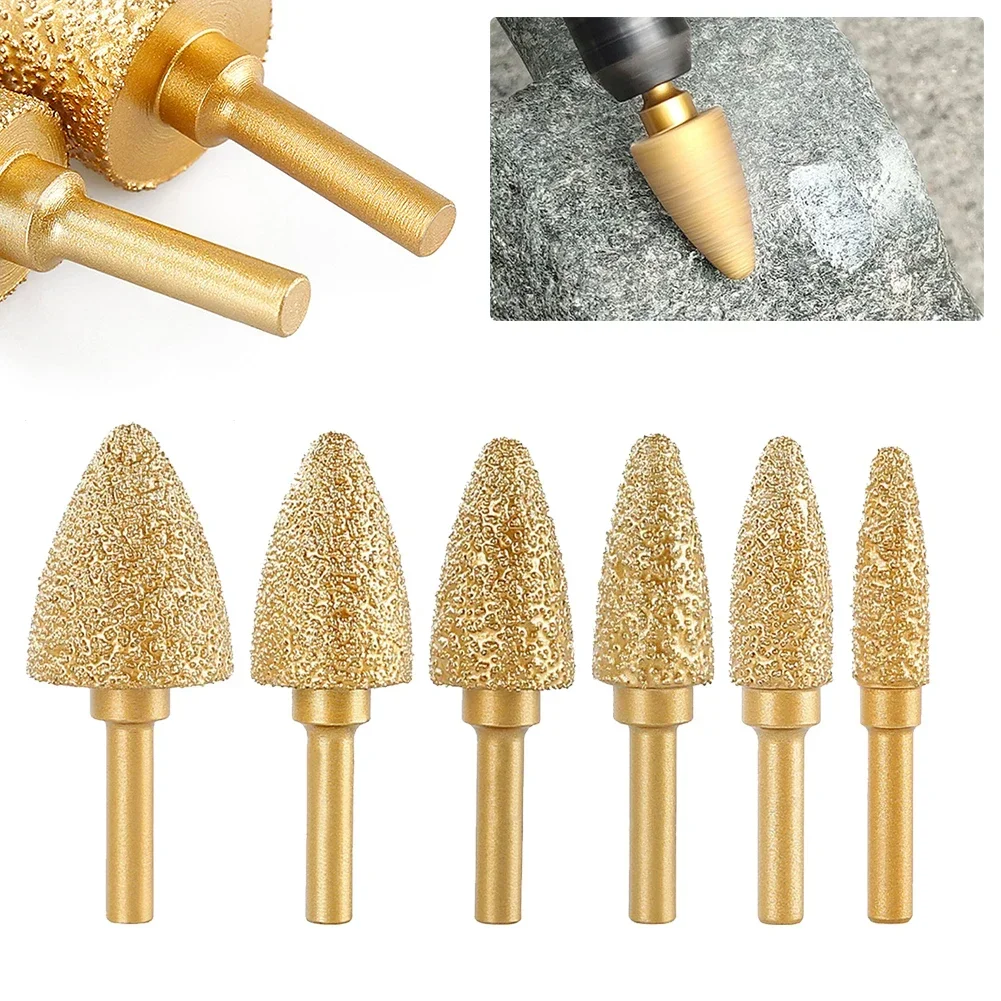 1pc 6mm Round Shank Vacuum Brazed Diamond Grinding Head Burrs Engraving Drill Bits Grinding Rotary File For Stone Grey Cast Iron
1pc 6mm Round Shank Vacuum Brazed Diamond Grinding Head Burrs Engraving Drill Bits Grinding Rotary File For Stone Grey Cast Iron