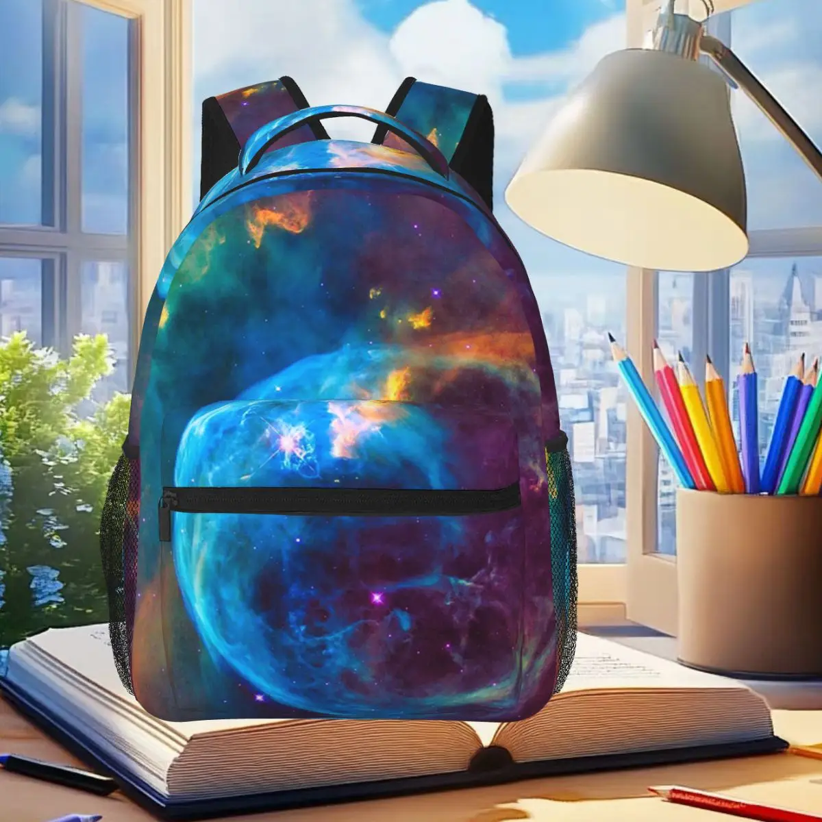 Bubble Nebula In Orion's Belt - Space Art Student Backpack School Bag Hiking Travel Daypack for Men Women Bookbag Shoulder Bags
Bubble Nebula In Orion's Belt - Space Art Student Backpack School Bag Hiking Travel Daypack for Men Women Bookbag Shoulder Bags