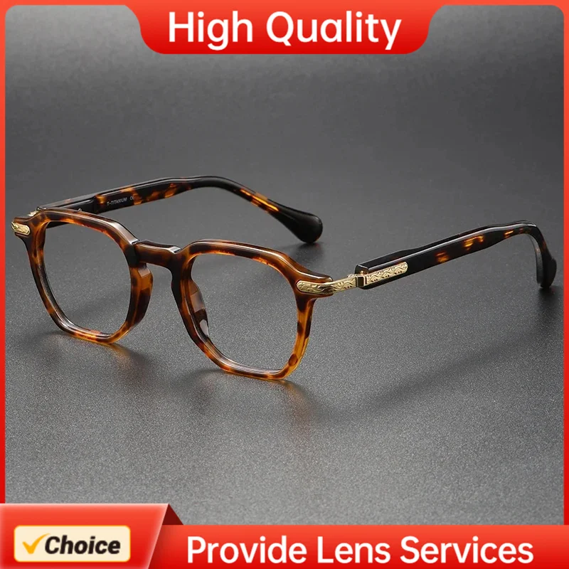 New Fashion Japanese SUGIMOTO-Style Eyewear Acetate Polygon Eyeglasses Frame for Men Women Custom Prescription Lenses 80855
New Fashion Japanese SUGIMOTO-Style Eyewear Acetate Polygon Eyeglasses Frame for Men Women Custom Prescription Lenses 80855