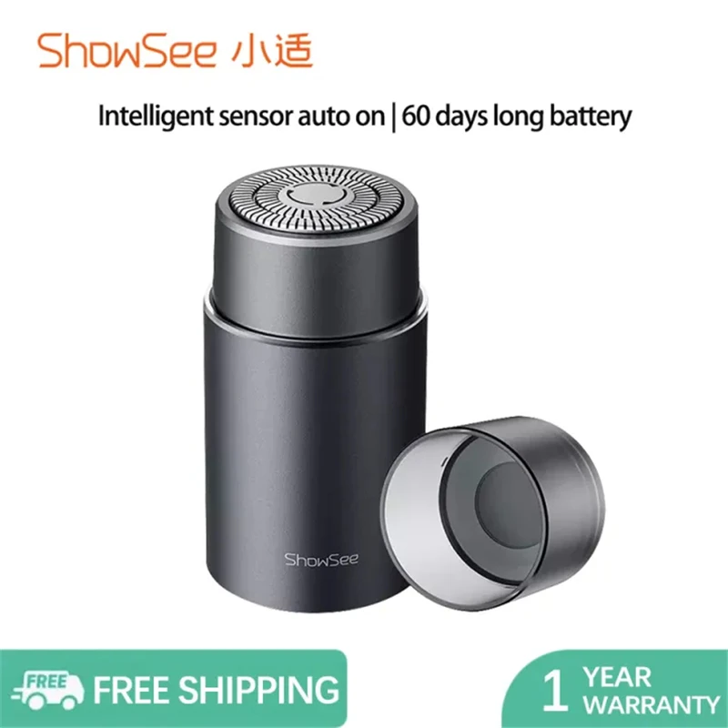 Электробритва Xiaomi ShowSee Man F101, мини-бритва для сухого и влажного бритья, лезвия, триммер для бороды, в подарочной коробке
Электробритва Xiaomi ShowSee Man F101, мини-бритва для сухого и влажного бритья, лезвия, триммер для бороды, в подарочной коробке