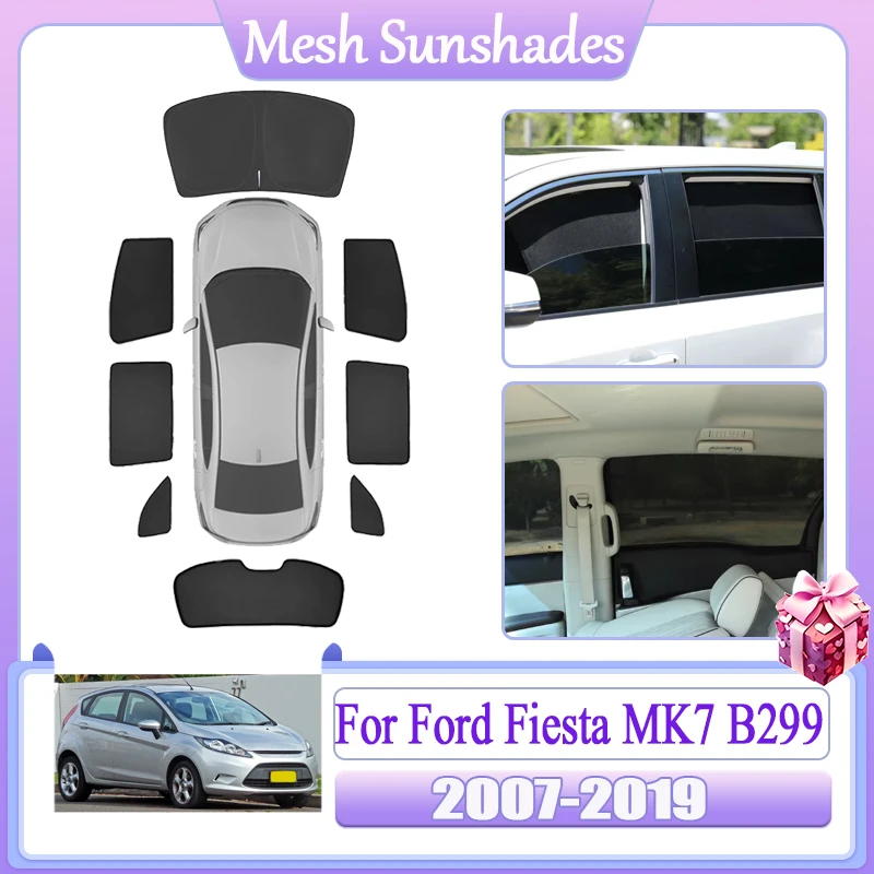 Sunshades For Ford Fiesta MK7 Accessories MK6 Mark VI B299 2009~2017 5-door Hatchback Auto Mesh Sun Shades Window Visor Curtains
Sunshades For Ford Fiesta MK7 Accessories MK6 Mark VI B299 2009~2017 5-door Hatchback Auto Mesh Sun Shades Window Visor Curtains