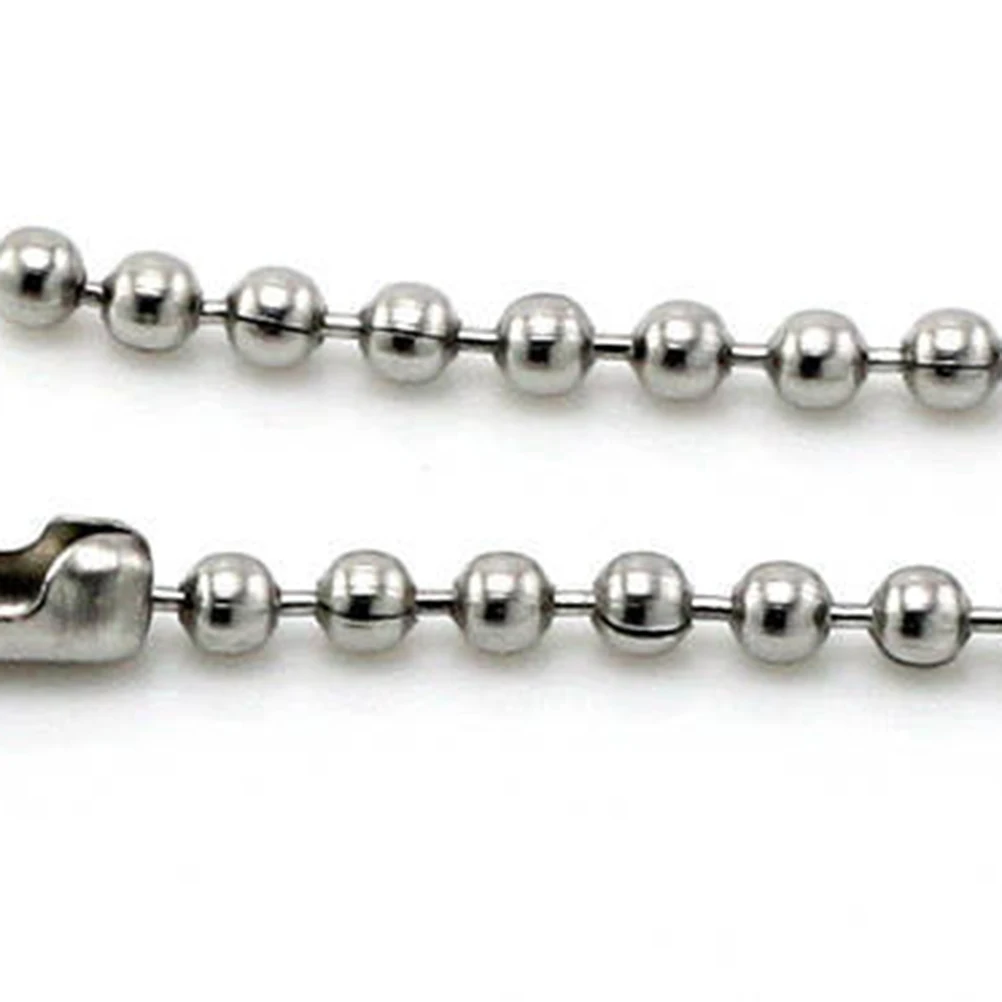 50Pcs 2.4mm Metal Beads Chains Iron Round Beads Lightweight Classical Pendant Bracelet Accessories
50Pcs 2.4mm Metal Beads Chains Iron Round Beads Lightweight Classical Pendant Bracelet Accessories