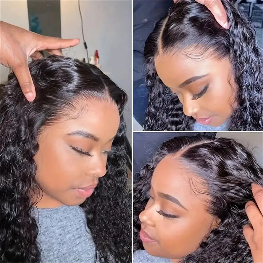 Deep Wave Curly Wigs Natural Black for Women 13x4 HD Transparent Lace Front Wigs Human Hair Natural Hairline Pre Plucked
Deep Wave Curly Wigs Natural Black for Women 13x4 HD Transparent Lace Front Wigs Human Hair Natural Hairline Pre Plucked