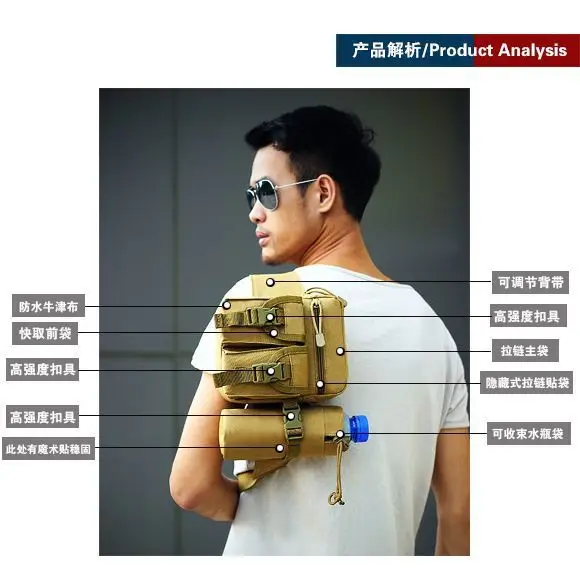 Kettle bag, cycling lure bag, outdoor sports waist bag, crossbody fishing bag, multi-functional tool bag
Kettle bag, cycling lure bag, outdoor sports waist bag, crossbody fishing bag, multi-functional tool bag