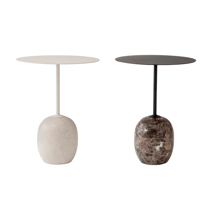 Nordic marble edge table living room sofa small coffee table Danish designer bedside simple round table
Nordic marble edge table living room sofa small coffee table Danish designer bedside simple round table