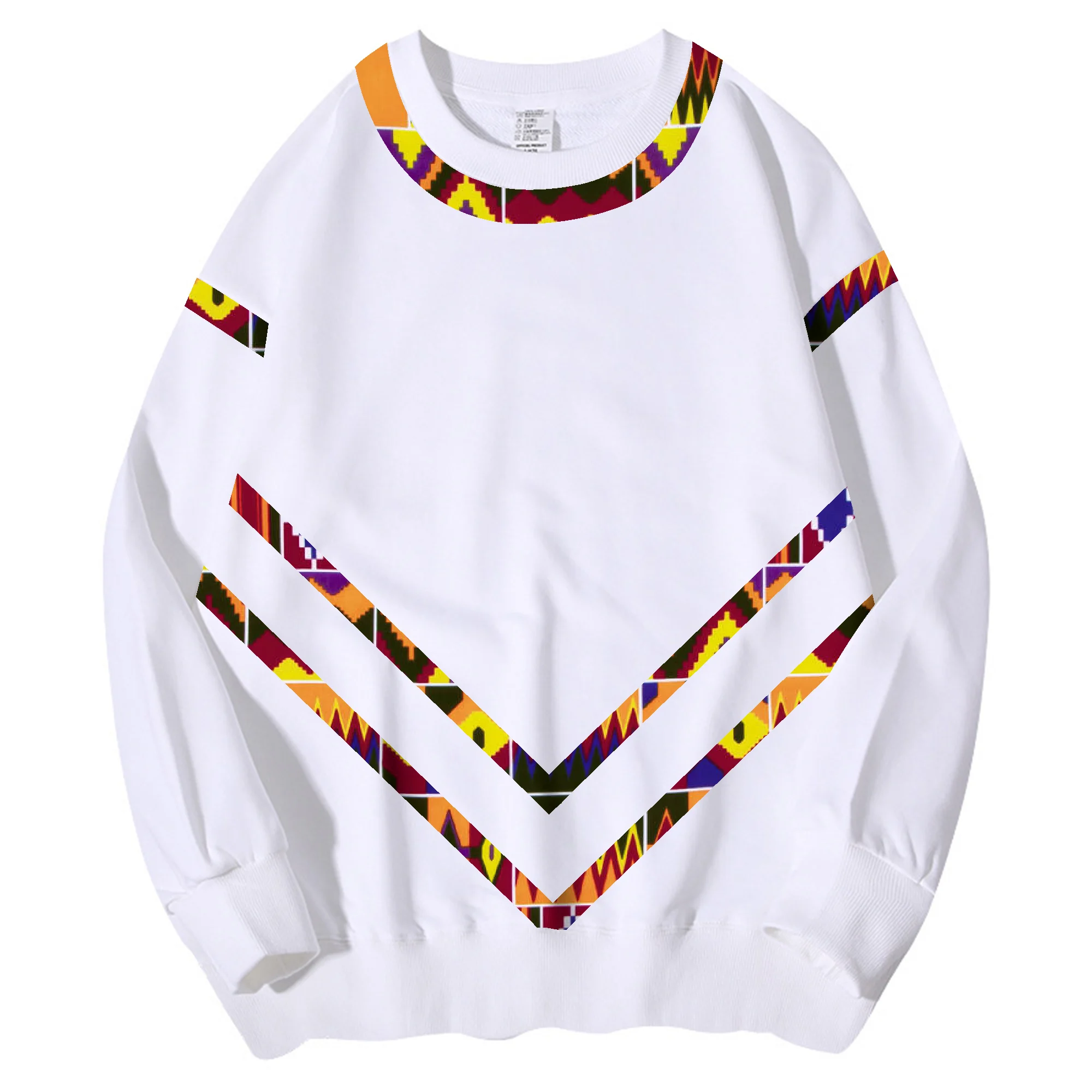Повседневная свободная толстовка с длинными рукавами и африканским принтом с геометрическим узором, пуловер без капюшона с круглым вырезом WYN2391
Повседневная свободная толстовка с длинными рукавами и африканским принтом с геометрическим узором, пуловер без капюшона с круглым вырезом WYN2391