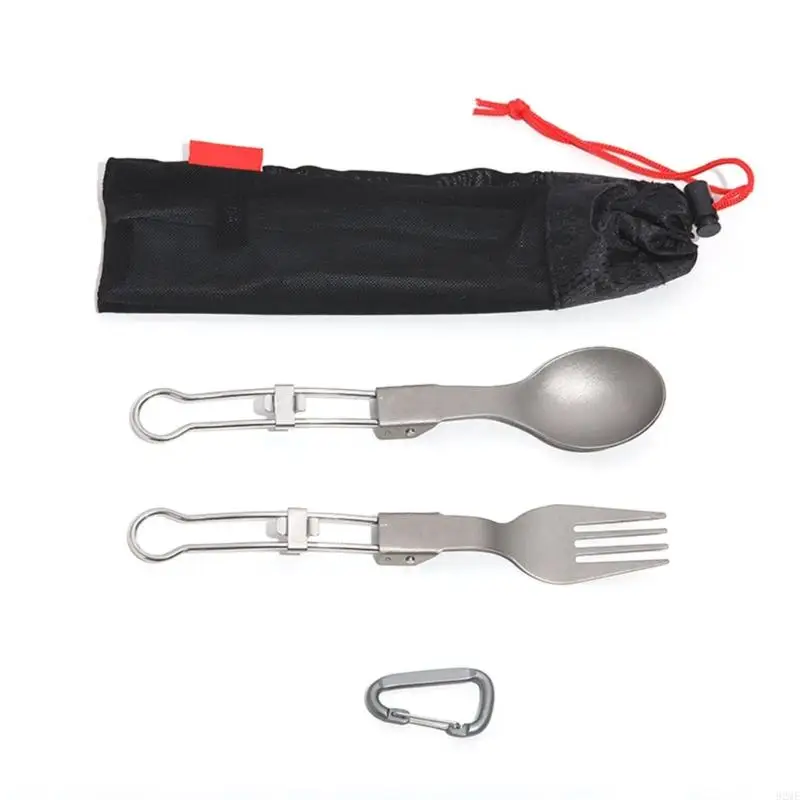 92ME Camping Cutlery Fork Spoon with Storage Bag Metal Tableware Folding Utensils Flatware for Outdoor Picnics Hikings
92ME Camping Cutlery Fork Spoon with Storage Bag Metal Tableware Folding Utensils Flatware for Outdoor Picnics Hikings