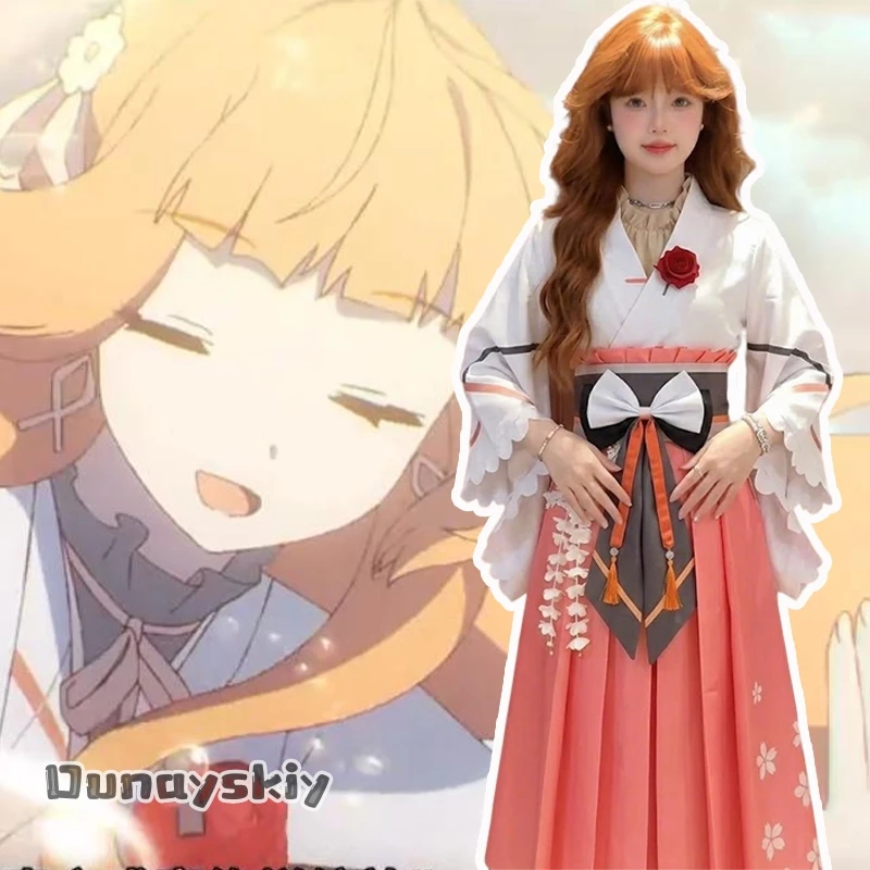 Amanda Cos*Kayou Hinagiku Cosplay Anime Agents Of The Four Seasons: Dance Of Spring Japanese Kimono Sweet Pink Dress Long Orange
Amanda Cos*Kayou Hinagiku Cosplay Anime Agents Of The Four Seasons: Dance Of Spring Japanese Kimono Sweet Pink Dress Long Orange