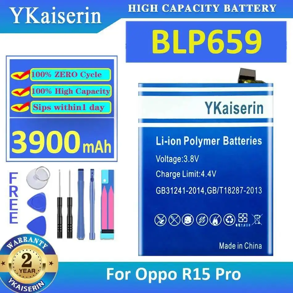 Long-Lasting Performance 3900Mah For Oppo R15 Pro BLP659 Fast Charging Mobile Phone Battery
Long-Lasting Performance 3900Mah For Oppo R15 Pro BLP659 Fast Charging Mobile Phone Battery