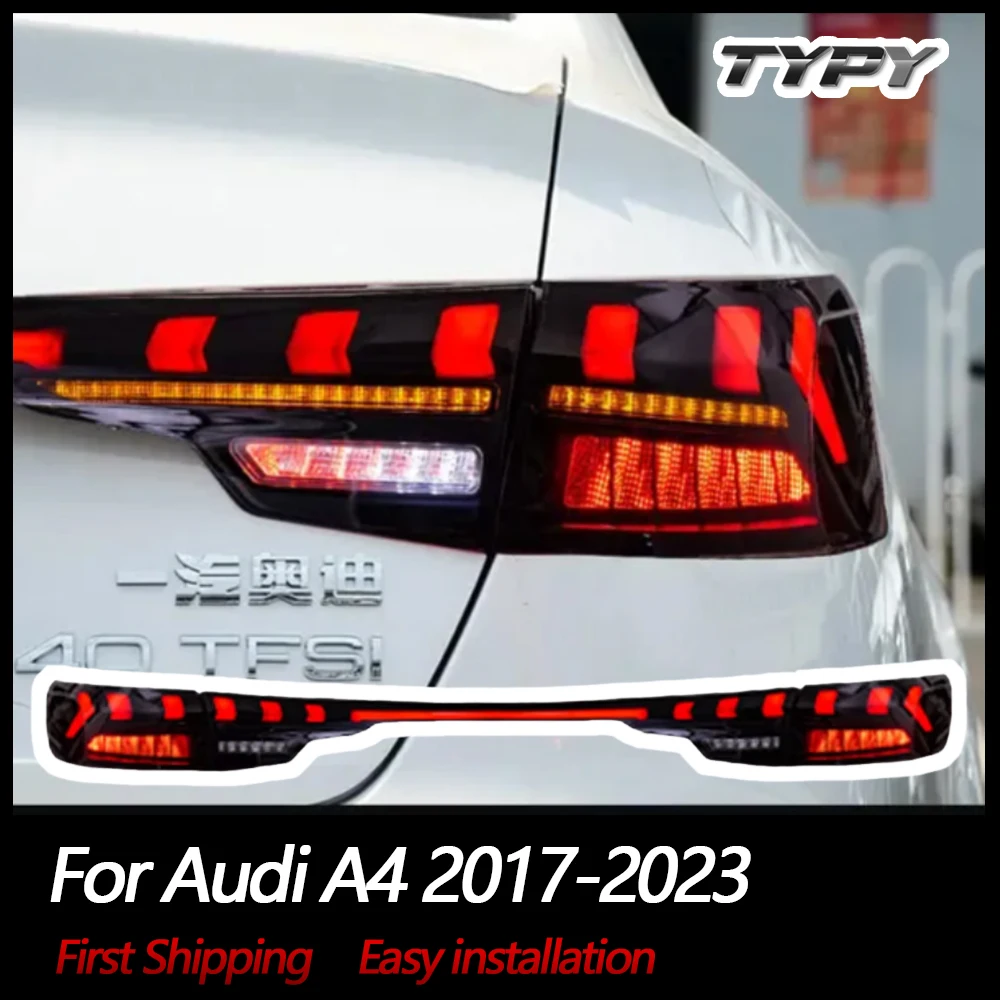 TYPY Car Lights For Audi A4 Taillight 2017-2023 Taillight LED Projetor Tail Lamp Daytime Running Light Automotive Accessories
TYPY Car Lights For Audi A4 Taillight 2017-2023 Taillight LED Projetor Tail Lamp Daytime Running Light Automotive Accessories