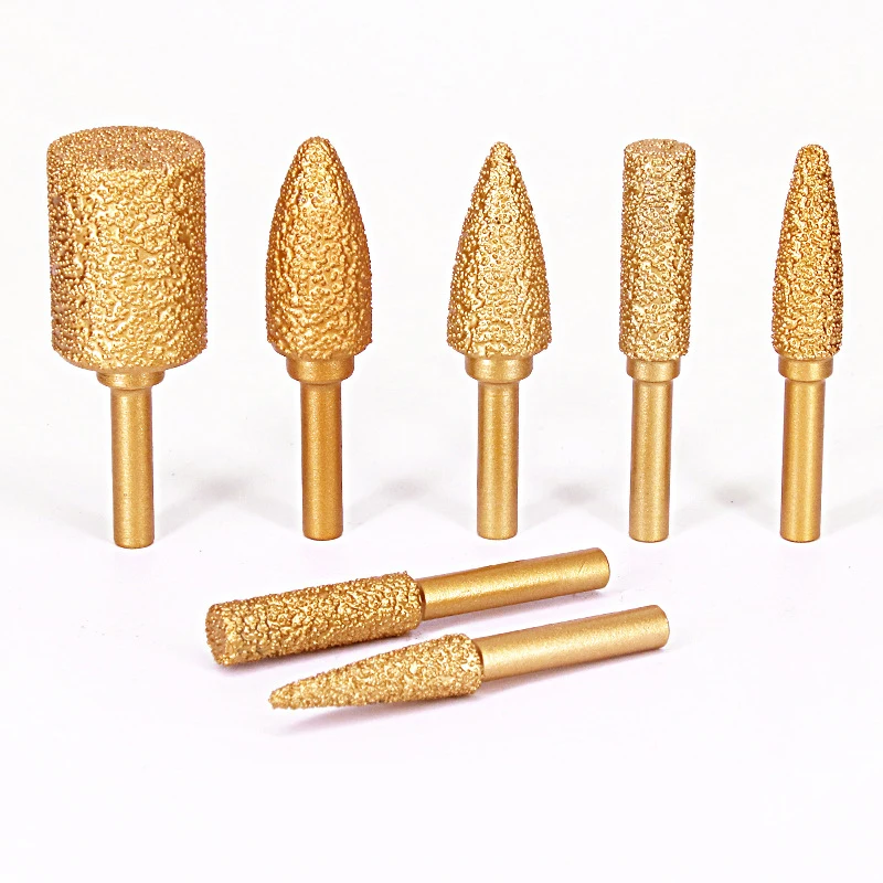 1PCS 35Grit 46 Grit Brazing Diamond Polishing Head Jade And Jadeite Peeling Carving Coarse Sand Stone Polishing Head
1PCS 35Grit 46 Grit Brazing Diamond Polishing Head Jade And Jadeite Peeling Carving Coarse Sand Stone Polishing Head