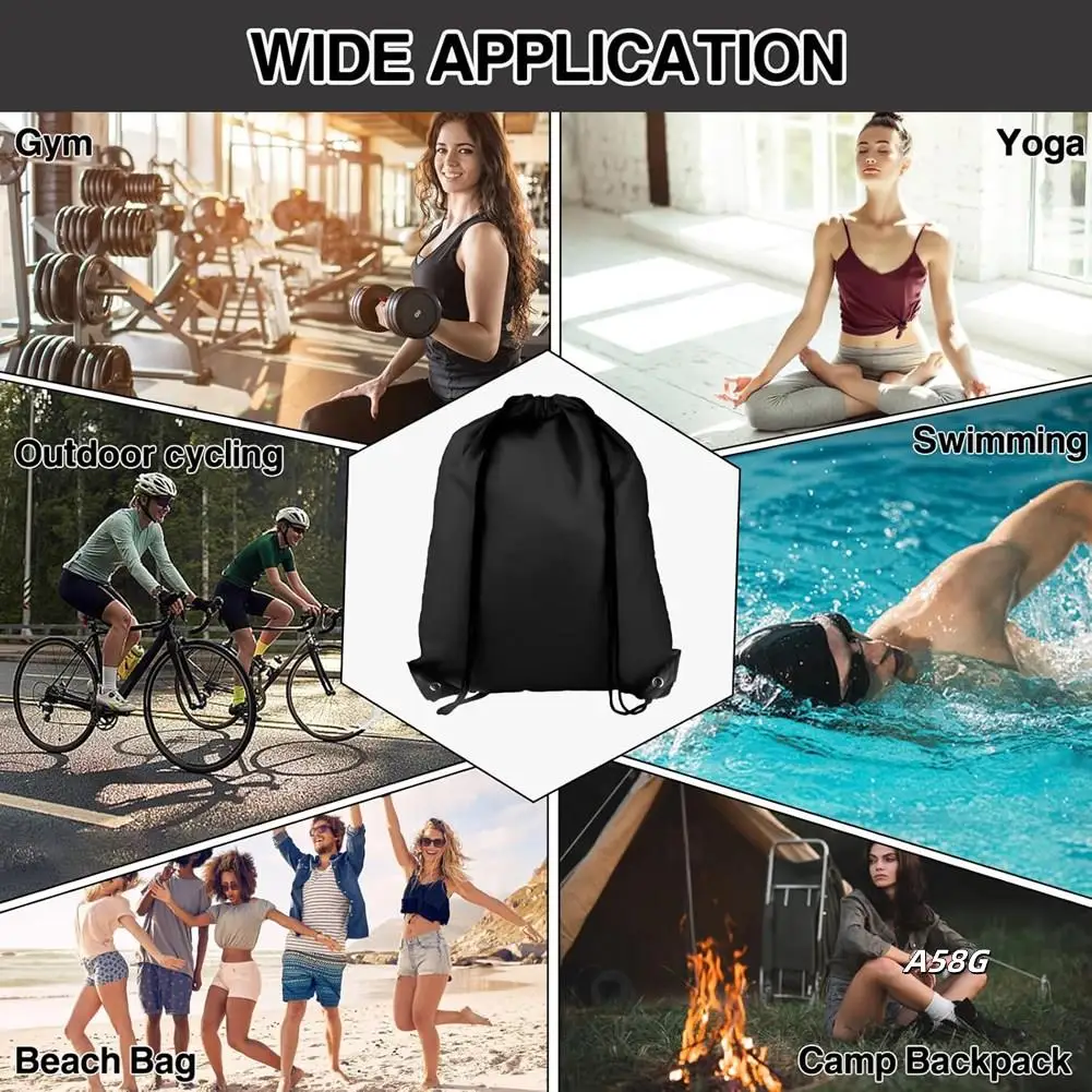20Pcs Drawstring Backpack Drawstring Bags, Draw String Back Bag For Sports, Gym, Travel, Swimming, Beach
20Pcs Drawstring Backpack Drawstring Bags, Draw String Back Bag For Sports, Gym, Travel, Swimming, Beach