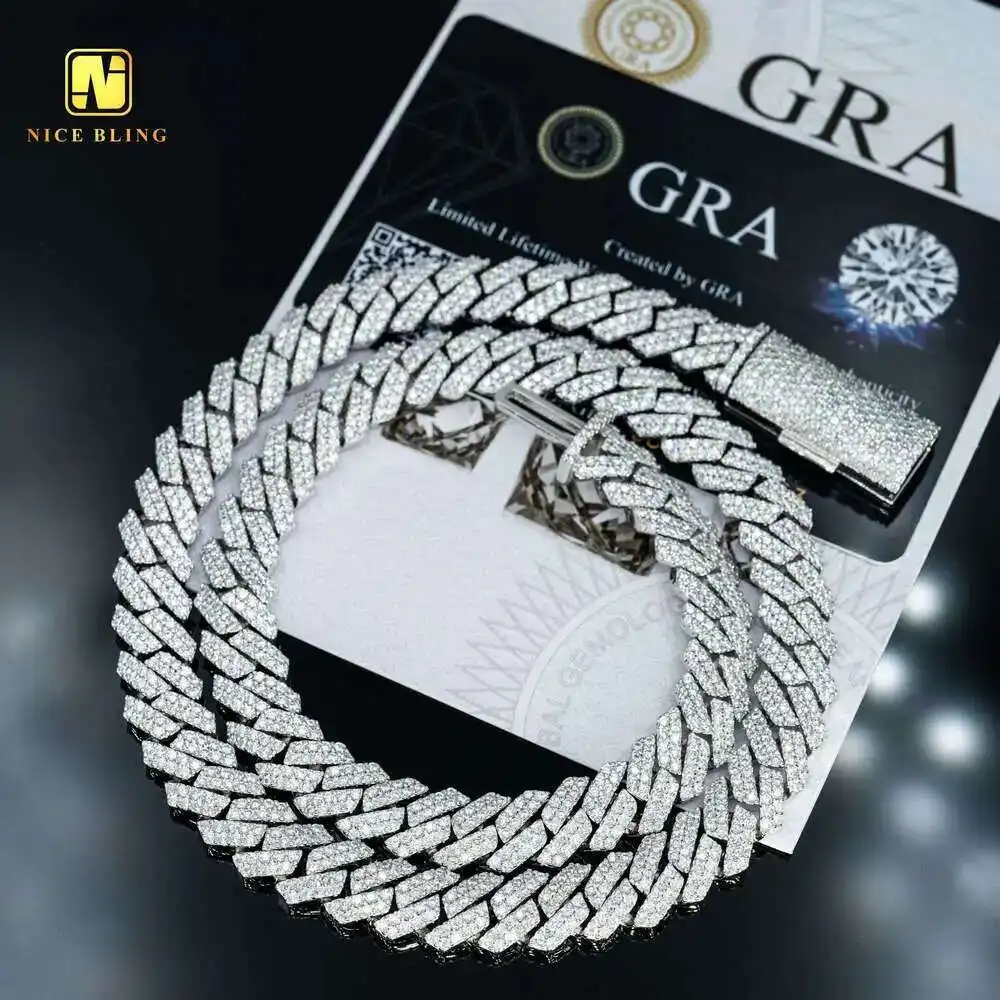 Fashion Men Jewelry Iced Out Cuban Link Chains 925 Silver Moissanite Cuban Necklace 10mm 7inch to 26inch Hip Hop Body Chains
Fashion Men Jewelry Iced Out Cuban Link Chains 925 Silver Moissanite Cuban Necklace 10mm 7inch to 26inch Hip Hop Body Chains