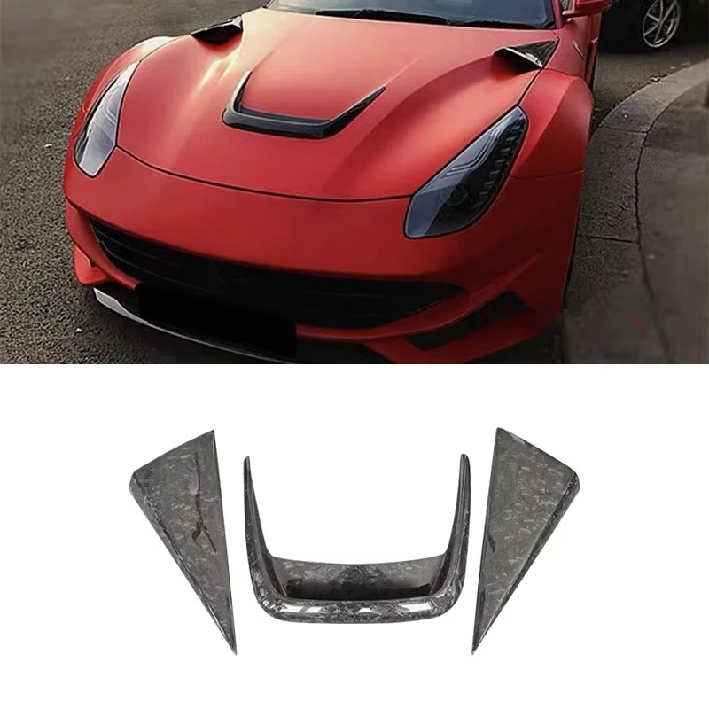Forged Carbon Fiber Engine Hood Vent Trim for F12 Berlinetta 2012-2017 Upgrade and High-temperature Production
Forged Carbon Fiber Engine Hood Vent Trim for F12 Berlinetta 2012-2017 Upgrade and High-temperature Production