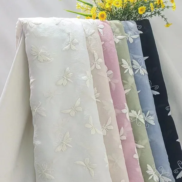 High Quality Antique Style Chiffon Solid Color Butterfly Embroidery Fabric Lace Lace Fabric Mesh Fabric Background Decoration
High Quality Antique Style Chiffon Solid Color Butterfly Embroidery Fabric Lace Lace Fabric Mesh Fabric Background Decoration