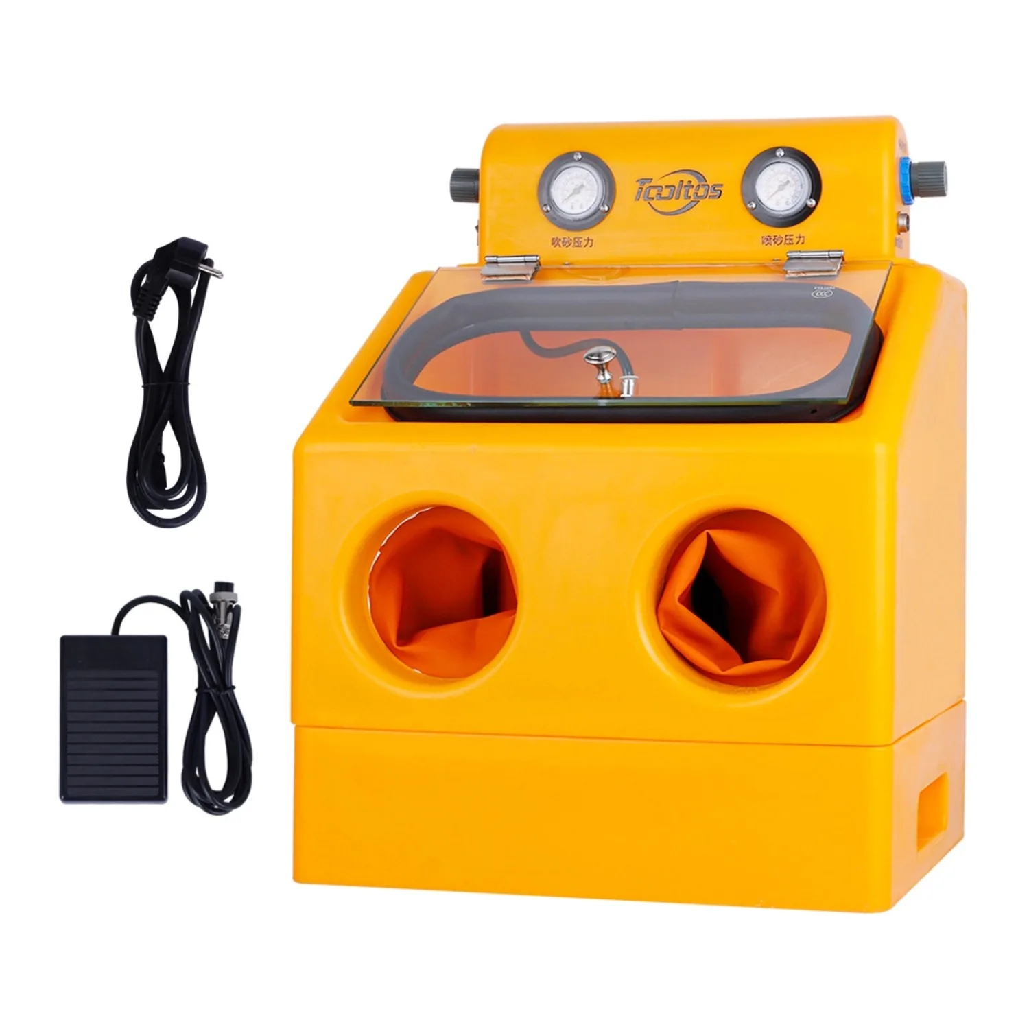 110V/220V Dual Use Jewelry Frosted Metal Glass Polishing Tools with Barometer Dry & Wet Jewelry Sandblaster Sandblasting Machine
110V/220V Dual Use Jewelry Frosted Metal Glass Polishing Tools with Barometer Dry & Wet Jewelry Sandblaster Sandblasting Machine