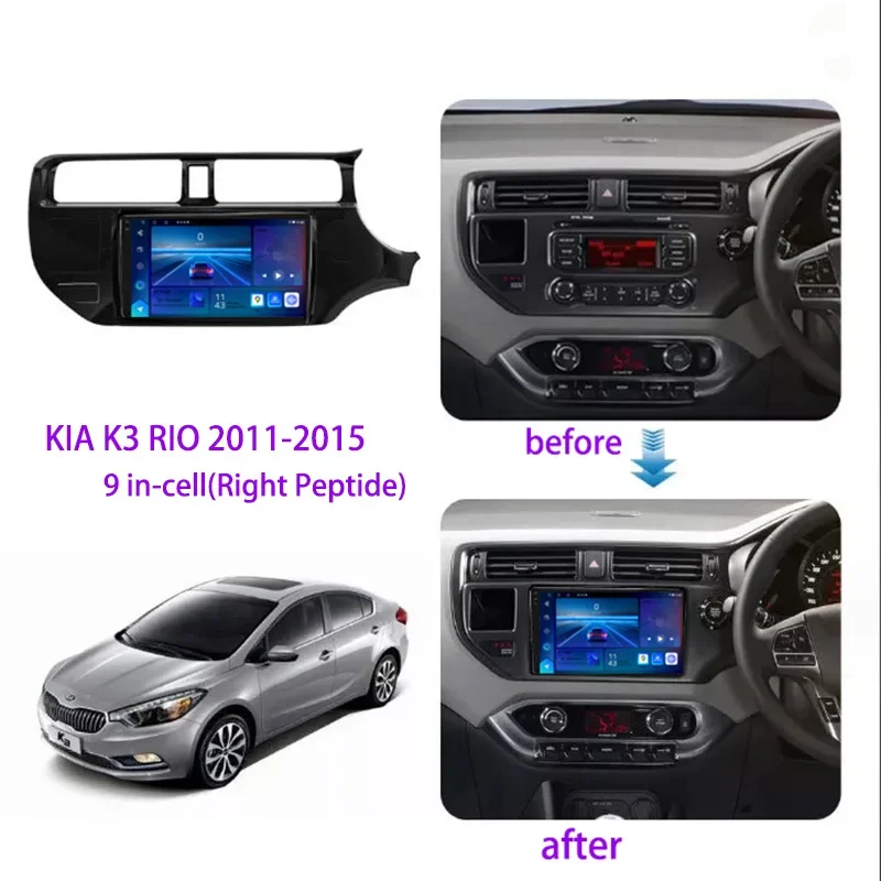 9" For KIA RIO 2012-2016 Car Radio Stereo Wireless Carplay Android 13 Auto Head Unit Intelligent System GPS WIFI Reversing Image
9" For KIA RIO 2012-2016 Car Radio Stereo Wireless Carplay Android 13 Auto Head Unit Intelligent System GPS WIFI Reversing Image