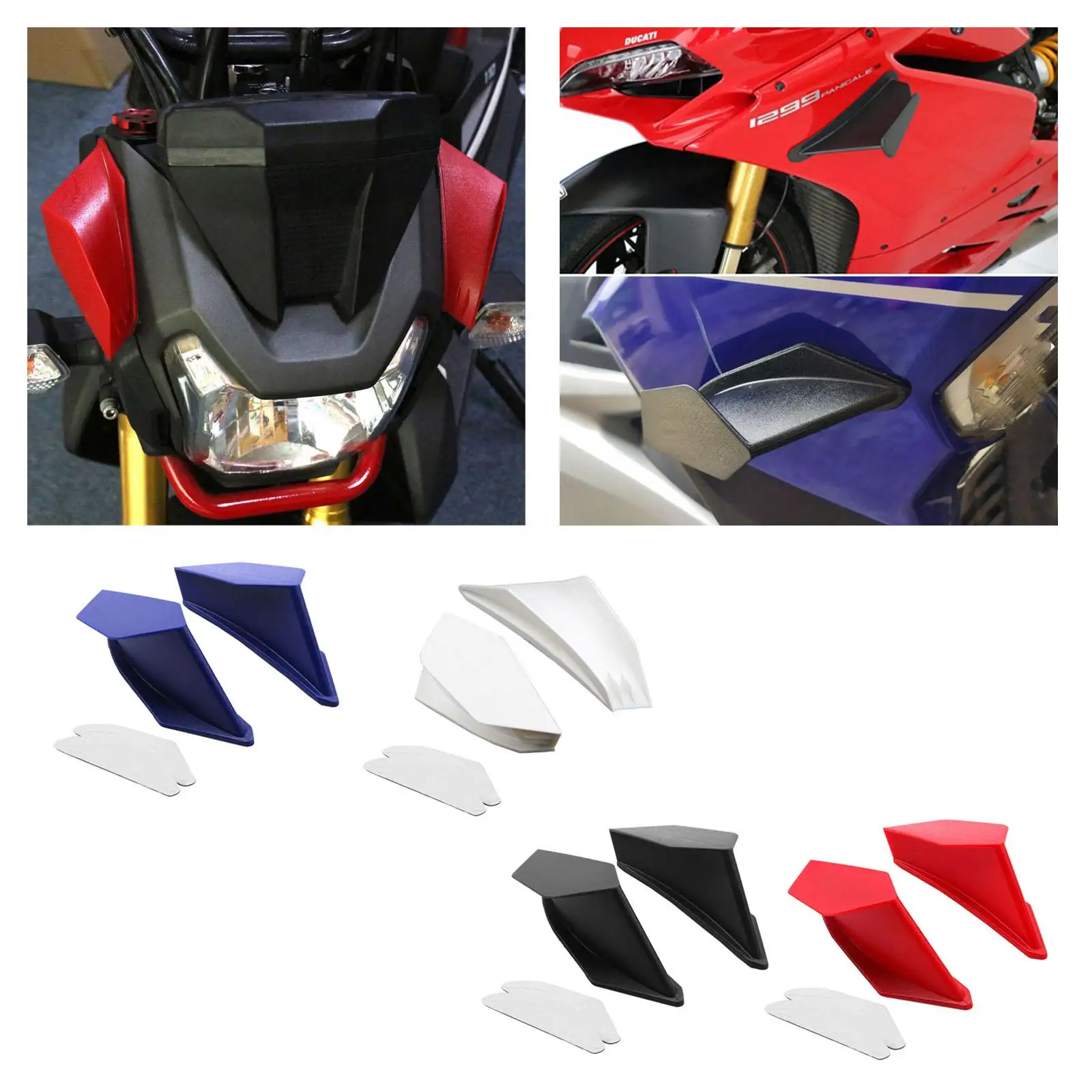 Universal ABS Side Fairing Winglets Aerodynamic Spoiler for Yamaha NMAX 125 Motorcycle Accessories
Universal ABS Side Fairing Winglets Aerodynamic Spoiler for Yamaha NMAX 125 Motorcycle Accessories
