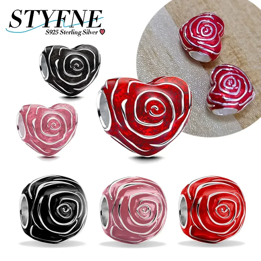 New 925 Sterling Silver Love Rose Series Beaded Fit Original Bracelet DIY Jewelry Making St. Valentine's Day Gift
New 925 Sterling Silver Love Rose Series Beaded Fit Original Bracelet DIY Jewelry Making St. Valentine's Day Gift