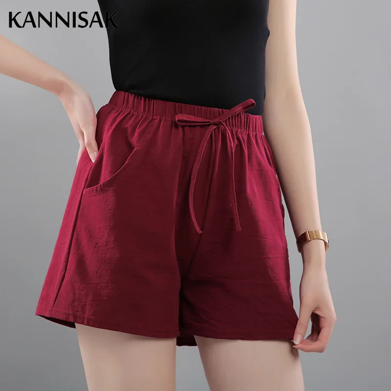 Women Shorts Summer 2024 Korean Wide Leg Casual Solid Drawstring Elastic Waist Shorts Girls Cotton Women's Mini Biker Shorts
Women Shorts Summer 2024 Korean Wide Leg Casual Solid Drawstring Elastic Waist Shorts Girls Cotton Women's Mini Biker Shorts