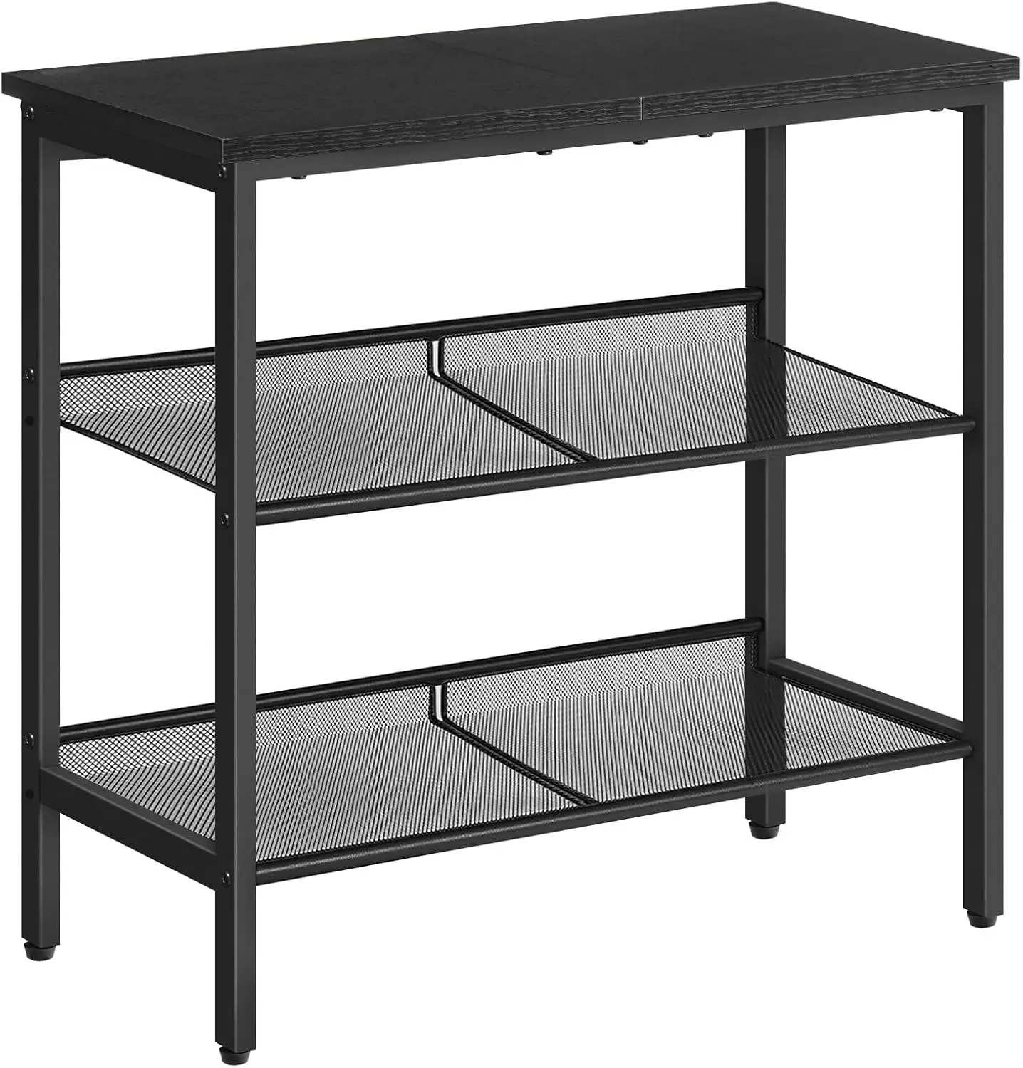 Black Side Table, 3-Tier Metal Side Table, Small Black Table with 2 Flat or Slant Adjustable Shelves for Small Spaces, Hallwa
Black Side Table, 3-Tier Metal Side Table, Small Black Table with 2 Flat or Slant Adjustable Shelves for Small Spaces, Hallwa