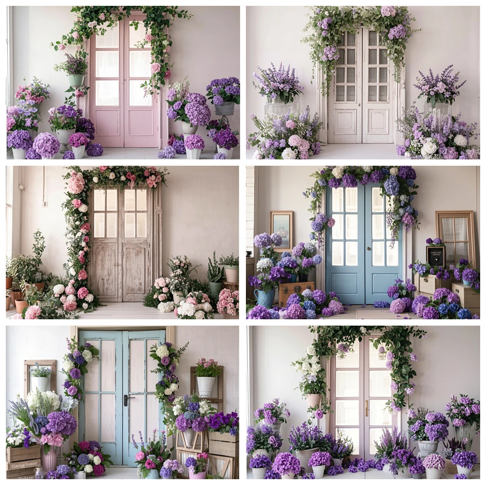 Flower Girl Birthday Photography Background Vintage White Door Wisteria Floral Backdrop Kids Baby Show Photo Studio Supplies
Flower Girl Birthday Photography Background Vintage White Door Wisteria Floral Backdrop Kids Baby Show Photo Studio Supplies