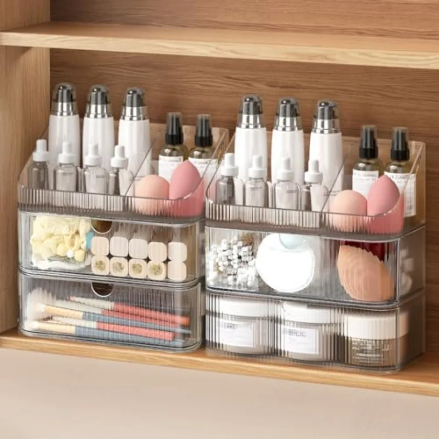 Medicine Cabinet Organizer Stackable Bathroom Mirror Cabinet Organizers Small Makeup Storage with 4 Drawer and Tray for Wall Ca
Medicine Cabinet Organizer Stackable Bathroom Mirror Cabinet Organizers Small Makeup Storage with 4 Drawer and Tray for Wall Ca