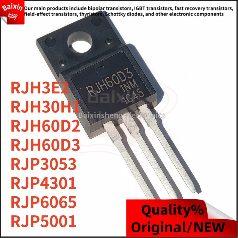10PCS NEW RJH3E2 RJH30H1 RJH60D2 RJH60D3 RJP3053 RJP4301 RJP6065 RJP5001 TO-220F Liquid crystal plasma transistor
10PCS NEW RJH3E2 RJH30H1 RJH60D2 RJH60D3 RJP3053 RJP4301 RJP6065 RJP5001 TO-220F Liquid crystal plasma transistor