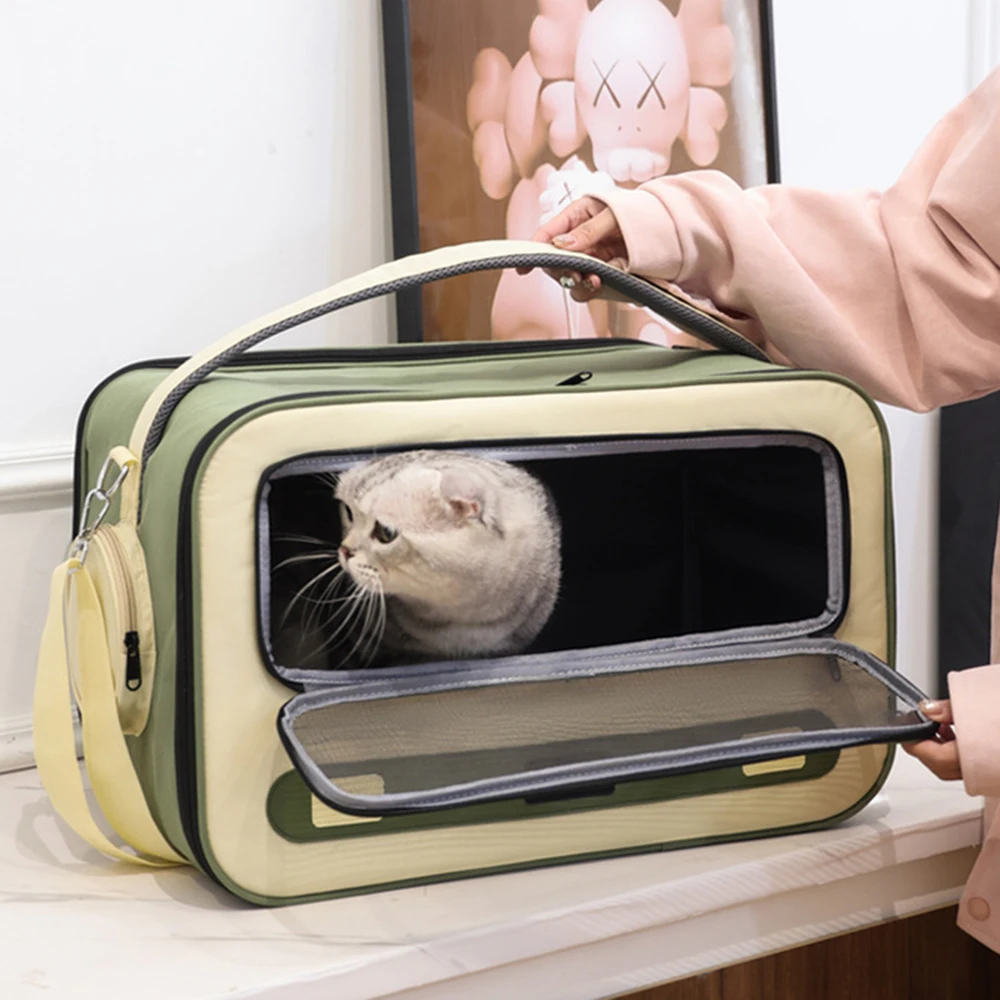 1PC Cat Pack - Portable And Foldable Large-Capacity Breathable All-Weather Pet Bag Suitable For All Seasons
1PC Cat Pack - Portable And Foldable Large-Capacity Breathable All-Weather Pet Bag Suitable For All Seasons