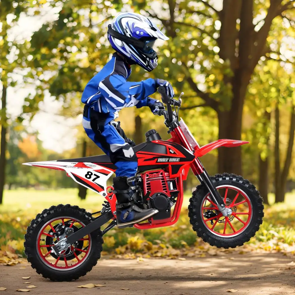 49cc 4-Stroke Kids Dirt Bike Gas Power Motocross Beach Off Road Mini Motorcycle Children Pocket Motorbike with Disc Brakes
49cc 4-Stroke Kids Dirt Bike Gas Power Motocross Beach Off Road Mini Motorcycle Children Pocket Motorbike with Disc Brakes
