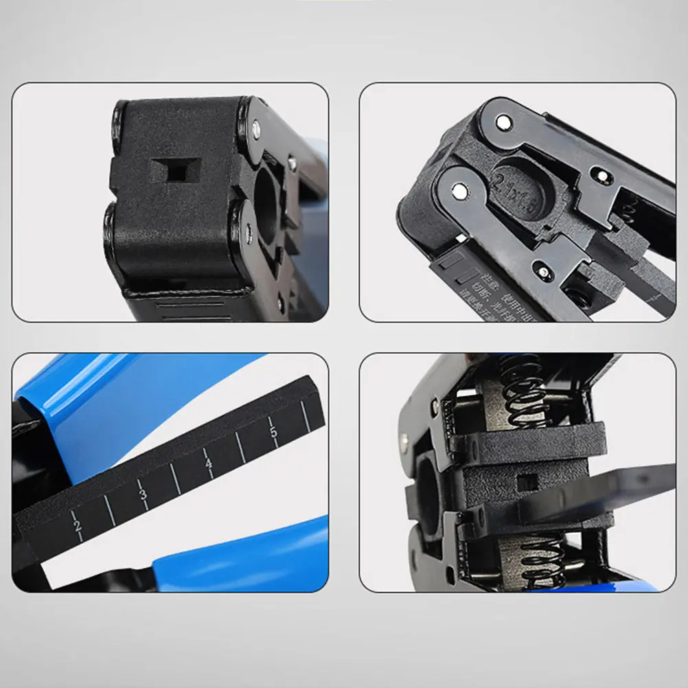 1Pcs Fiber Optic Terminal Clamp Cable Stripper with Precise Adjustment 21mmx16mm Electrician Plier for Coax Wire Crimper Use
1Pcs Fiber Optic Terminal Clamp Cable Stripper with Precise Adjustment 21mmx16mm Electrician Plier for Coax Wire Crimper Use