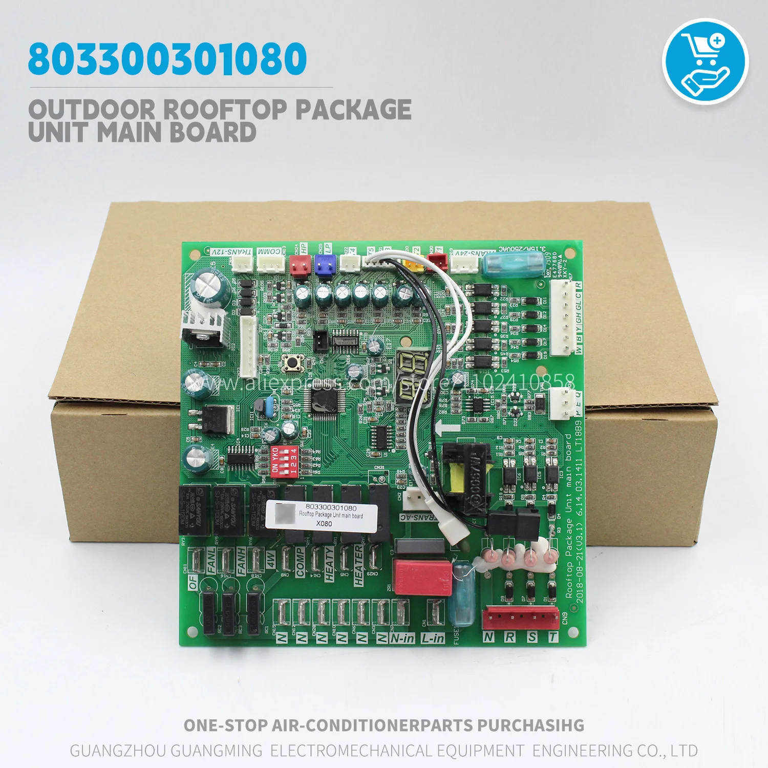 Central air conditioning outdoor unit control main board 803300301080 original new computer board
Central air conditioning outdoor unit control main board 803300301080 original new computer board