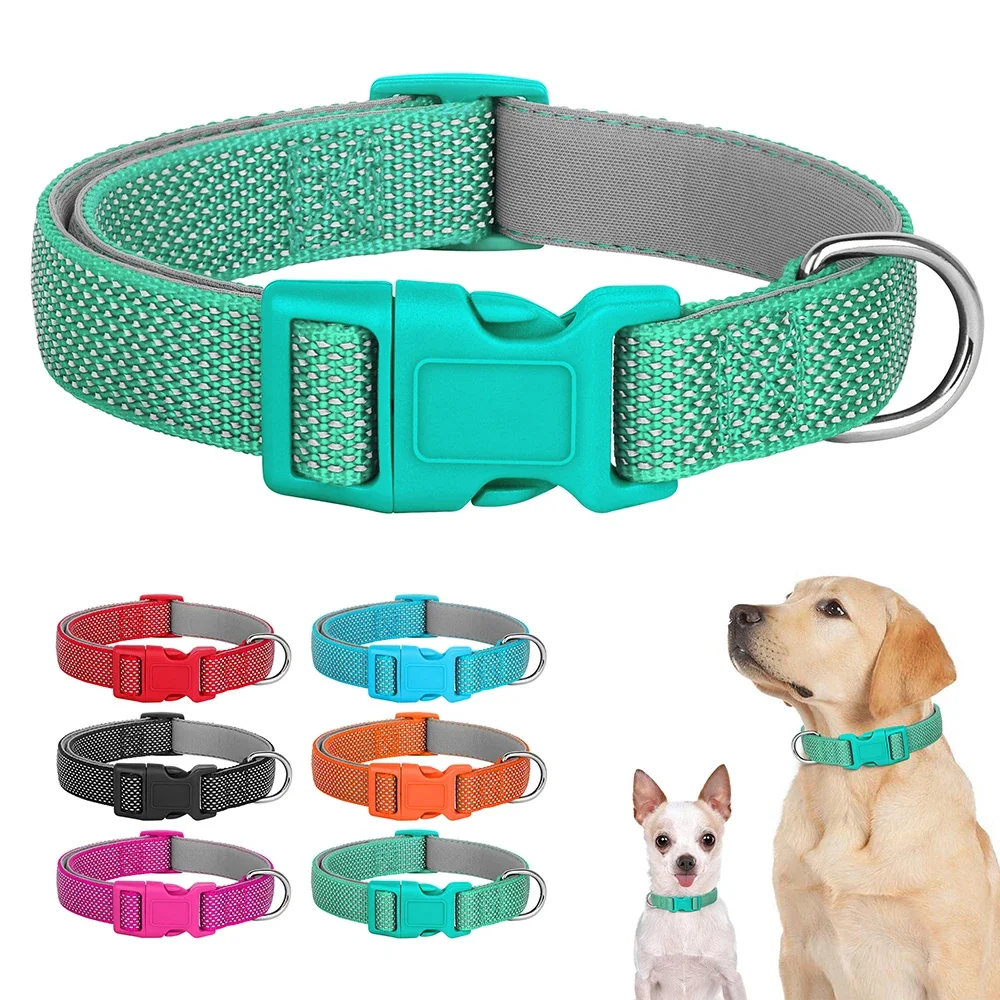 6 Colors Reflective Pet Dog Collar Breathable Nylon Dog Collars Necklace Adjustable Puppy Collars for Small Medium Dogs Pug Flea
6 Colors Reflective Pet Dog Collar Breathable Nylon Dog Collars Necklace Adjustable Puppy Collars for Small Medium Dogs Pug Flea