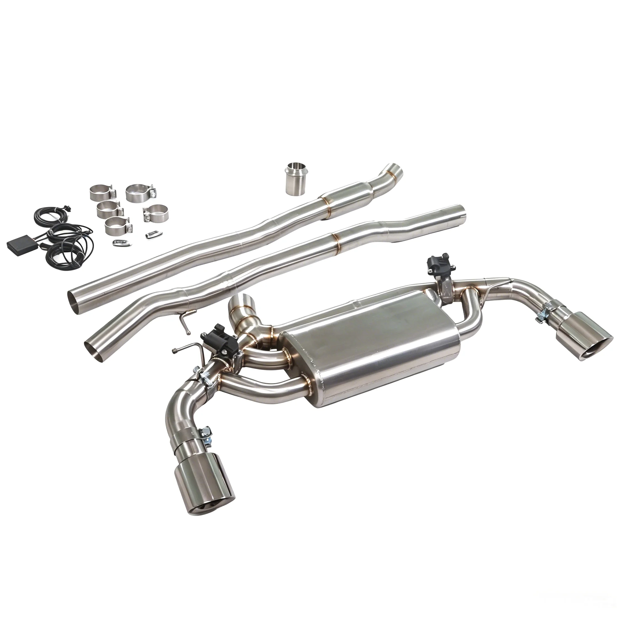 For 2020 BMW M135i 2.0T 4x4 F40 Catback 304SUS Valvetronic with resonator high performance exhaust pipe
For 2020 BMW M135i 2.0T 4x4 F40 Catback 304SUS Valvetronic with resonator high performance exhaust pipe