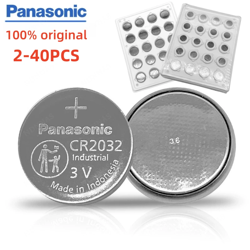 2-40PCSPCS Original Panasonic CR2032 CR 2032 3V Lithium Battery for Watch Calculator Clock Remote Control Toys Button Coins Cell
2-40PCSPCS Original Panasonic CR2032 CR 2032 3V Lithium Battery for Watch Calculator Clock Remote Control Toys Button Coins Cell