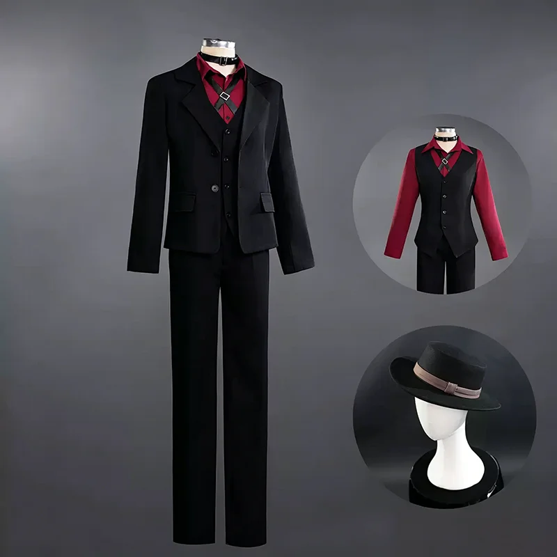 Chuya Nakahara Cosplay Costume Anime R Quality Uniform Long Coat Hat Gloves Halloween Outfit
Chuya Nakahara Cosplay Costume Anime R Quality Uniform Long Coat Hat Gloves Halloween Outfit
