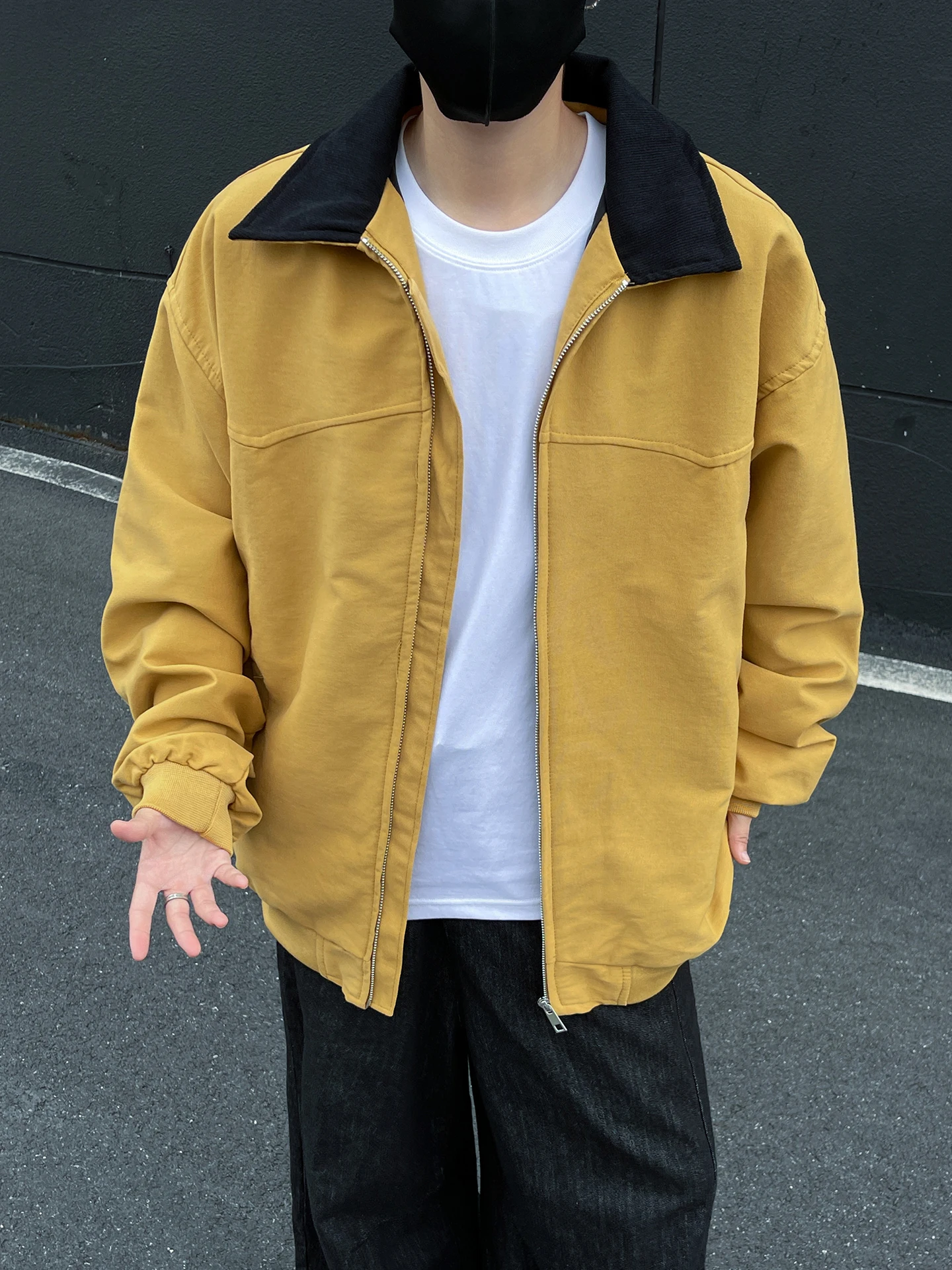 Retro American Patchwork Collar Workwear Jaet Loose Baseball Sle Men's Autumn Winter Casual Faion Outerwear Coat
Retro American Patchwork Collar Workwear Jaet Loose Baseball Sle Men's Autumn Winter Casual Faion Outerwear Coat