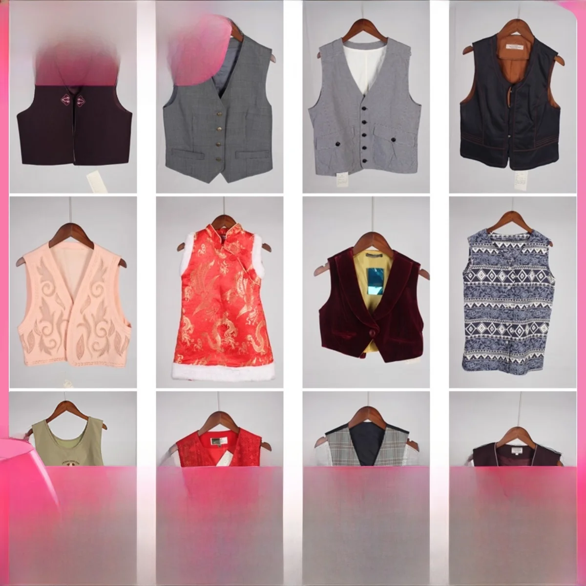 Vintage Floral Print Mid-Century Artistic Retro Sle Vest Women's Faion Patchwork Single-Button Closure V-Ne Regular Length
Vintage Floral Print Mid-Century Artistic Retro Sle Vest Women's Faion Patchwork Single-Button Closure V-Ne Regular Length