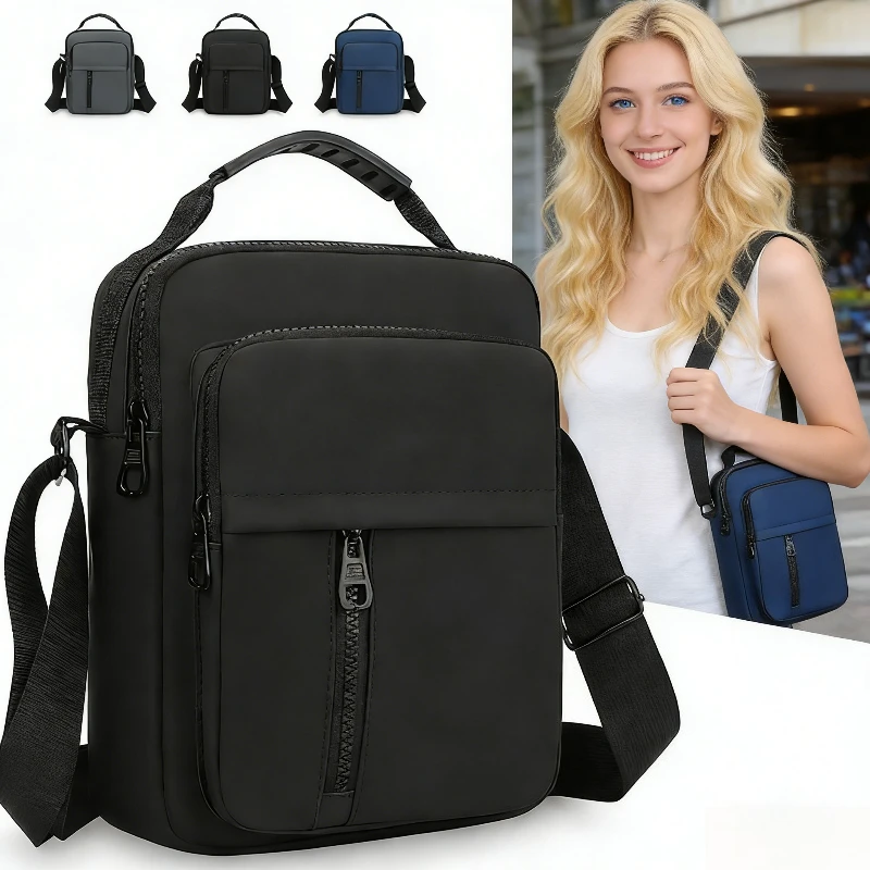 Men's Sling Messenger Bag Nylon Waterproof Anti Theft Lock Business Casual Chest Bag Multi Pockets Large Capacity Storage
Men's Sling Messenger Bag Nylon Waterproof Anti Theft Lock Business Casual Chest Bag Multi Pockets Large Capacity Storage