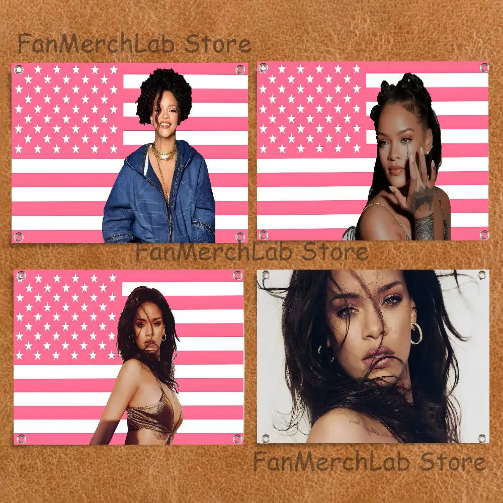 Singer R-RihannaS Flag Tapestry Banner For Bedroom Outdoor Living Room Restaurant Bar Wall Decor Party
Singer R-RihannaS Flag Tapestry Banner For Bedroom Outdoor Living Room Restaurant Bar Wall Decor Party