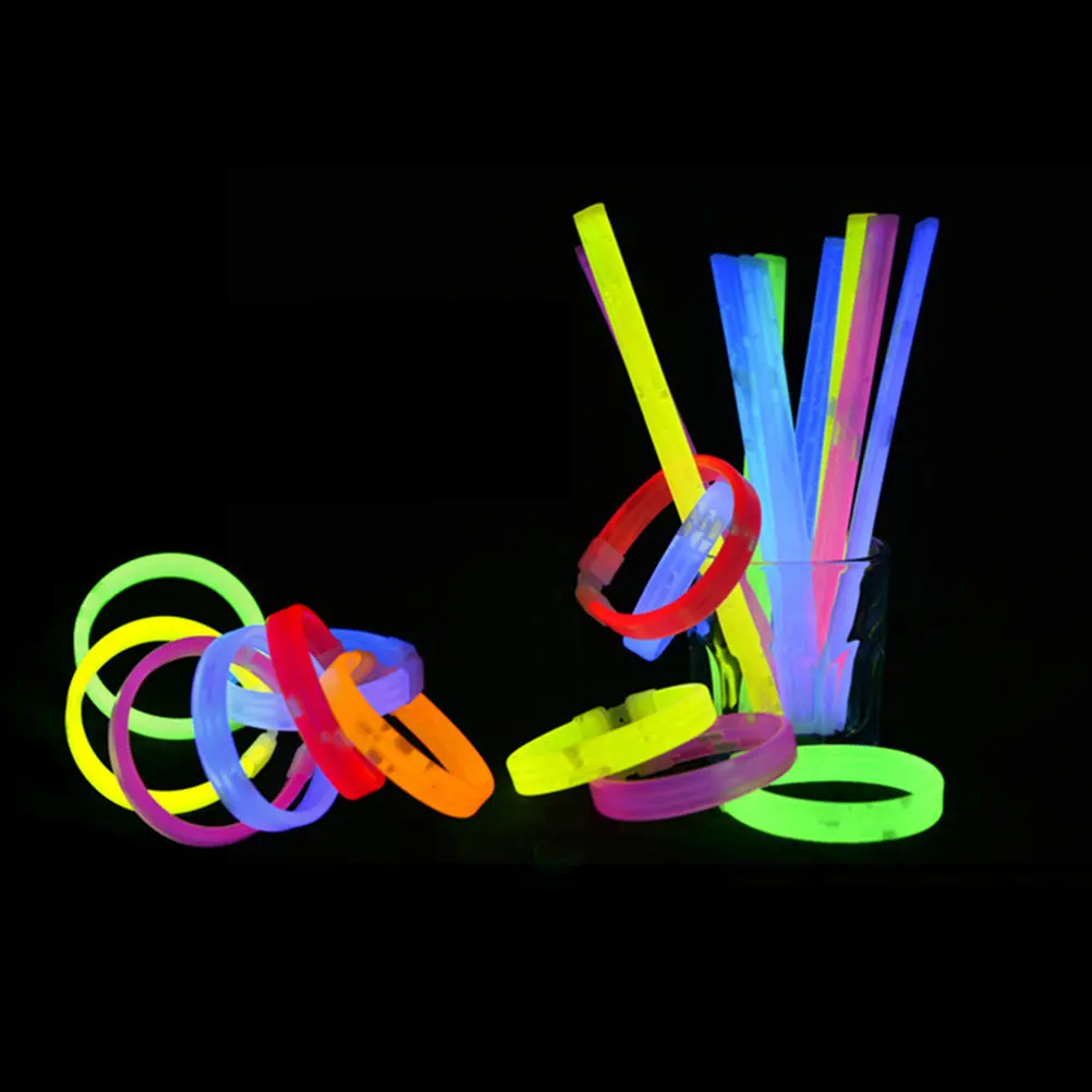 10Pcs Glowing Bracelet High Brightness Easy Bend Light-Up Glow Bracelet for Outdoor Activities Parties Concerts Bars Ktv
10Pcs Glowing Bracelet High Brightness Easy Bend Light-Up Glow Bracelet for Outdoor Activities Parties Concerts Bars Ktv